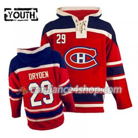 Adidas Maillot de Hockey Montreal Canadiens Ken Dryden 29 Rouge Sawyer Chandails à capuchon - Enfant